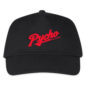 Psycho Retro Script Logo - Casquette de baseball Enfant - noir - Devant