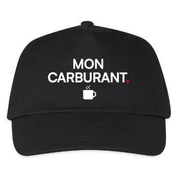 MY FUEL | Coffee Humor - Kids’ Baseball Cap - black - Front