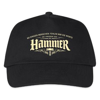 Bei einigen fehlen die Worte anderen der Hammer - Kinder Basecap - Schwarz - Vorne