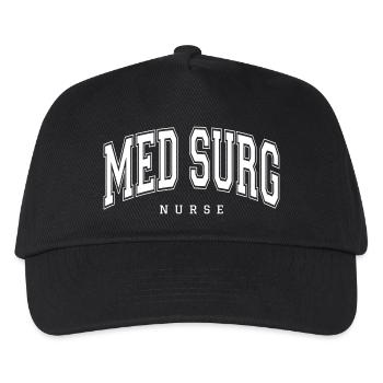 Infirmier médecin-chirurgien - Infirmier médical-chirurgical (Backbone Back) - Casquette de baseball Enfant - noir - Devant