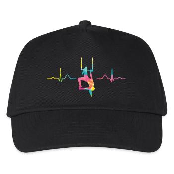 Écrographie du rythme auditif aérien, trapèze nuageux - Casquette de baseball Enfant - noir - Devant