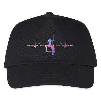 Écrographie du rythme auditif aérien, trapèze nuageux - Casquette de baseball Enfant - noir - Devant