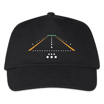 Airplane Flight Pilot Airplane Airline - Kids’ Baseball Cap - black - Front