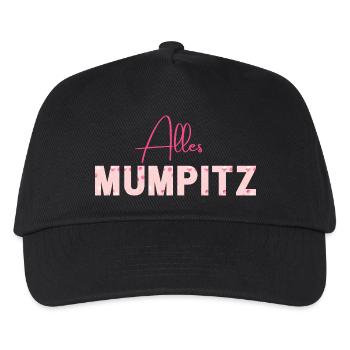 Alles Mumpitz - Wortschätze - vergessene Wörter - Kinder Basecap - Schwarz - Vorne