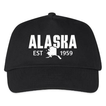 Alaska Est 1959 Retro Vintage - Kids’ Baseball Cap - black - Front