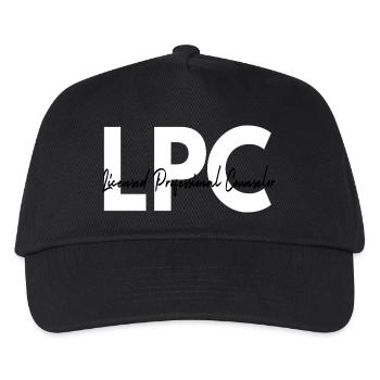 Lizenzierter professioneller Berater LPC Psychische Gesundheit - Kinder Basecap - Schwarz - Vorne