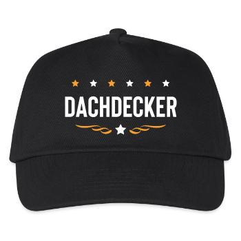 Dachdecker Beruf - Kinder Basecap - Schwarz - Vorne
