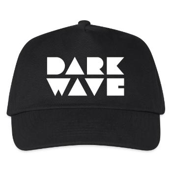 Dark Wave Geometric Logo - Kinder Basecap - Schwarz - Vorne