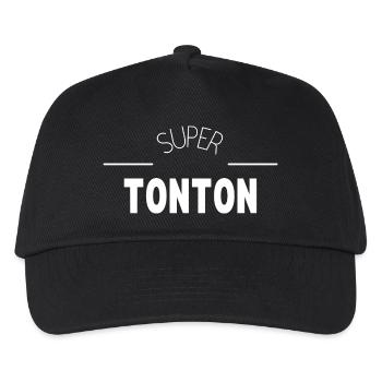 Super-Onkel - Kinder Basecap - Schwarz - Vorne