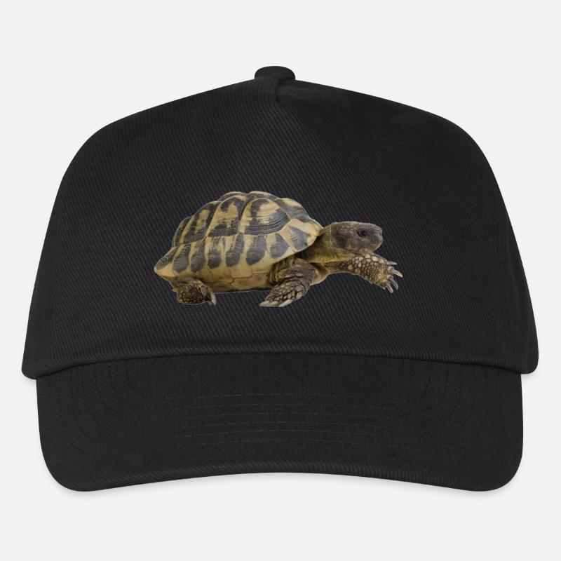 turtle schildkroete tiere animals9 - Kinder Basecap - Schwarz