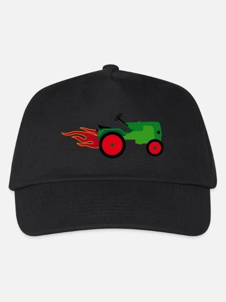 Trecker - Kinder Basecap - Schwarz