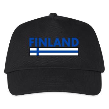 Finland - Kids’ Baseball Cap - black - Front