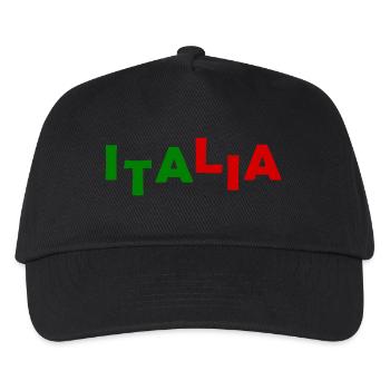italian flag - Kids’ Baseball Cap - black - Front