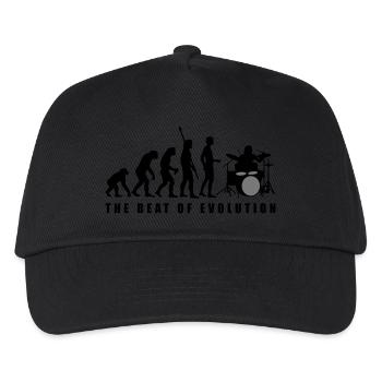 evolution_drummer_c_2c - Casquette de baseball Enfant - noir - Devant