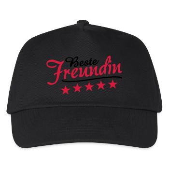Beste Freundin - Kinder Basecap - Schwarz - Vorne