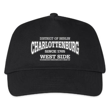 Charlottenburg Berlin West Side (white) - Kids’ Baseball Cap - black - Front