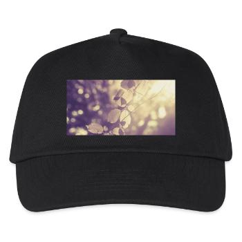 Branch in backlight - Kids’ Baseball Cap - black - Front
