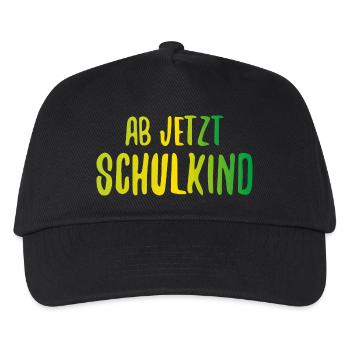 A partir de maintenant, l’école scolaire de rentrée scolaire cadeau - Casquette de baseball Enfant - noir - Devant