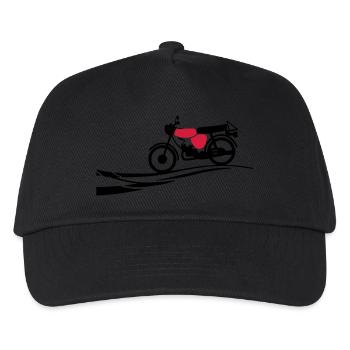 Fahrzeug - Simson S51 - Kinder Basecap - Schwarz - Vorne