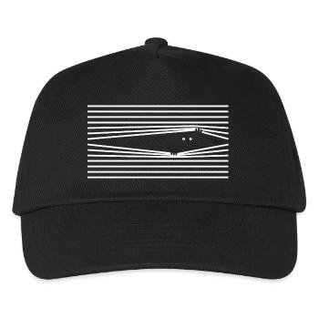 observé - Casquette de baseball Enfant - noir - Devant
