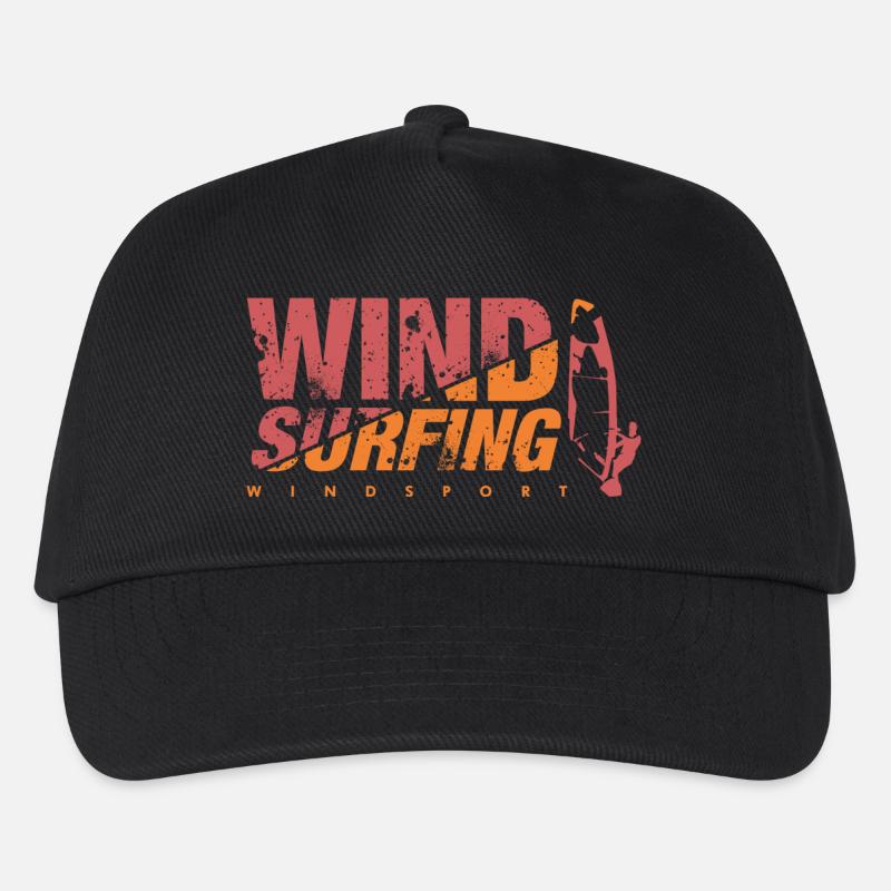 WINDSURFING windsurfing - Kids’ Baseball Cap - black
