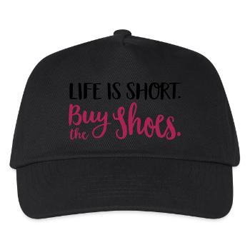 shoes - Kids’ Baseball Cap - black - Front