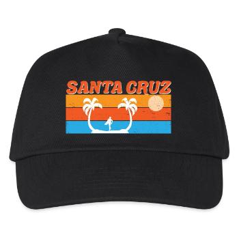 Santa Cruz Surf Retro Sunset - Kinder Basecap - Schwarz - Vorne