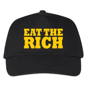 Eat the rich - Kids’ Baseball Cap - black - Front