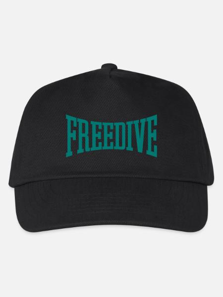 Freedive - Gift for Freedivers - Apnea Freediving - Kids’ Baseball Cap - black