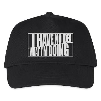 Aucune idée - Casquette de baseball Enfant - noir - Devant