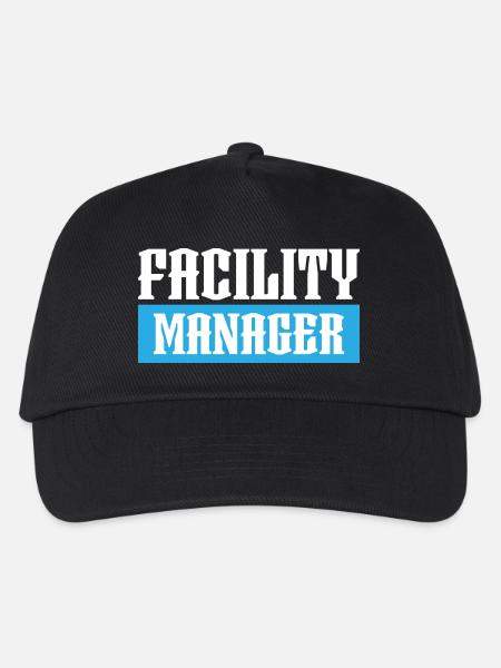 facility manager tshirt schwarz - Kinder Basecap - Schwarz