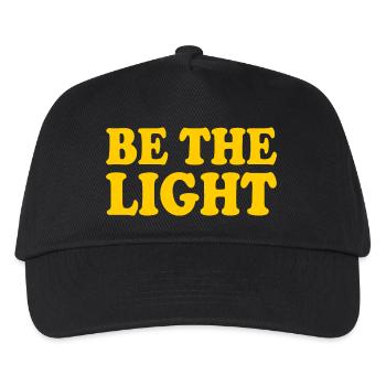 Be the light - Kids’ Baseball Cap - black - Front