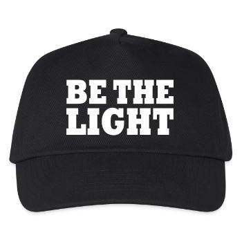 Be the light - Kids’ Baseball Cap - black - Front