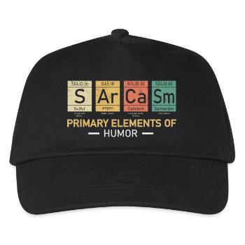 Sarcasme Humour - Casquette de baseball Enfant - noir - Devant