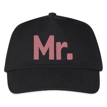 Mr. Matching Couple Engagement Wedding Honeymoon - Kids’ Baseball Cap - black - Front