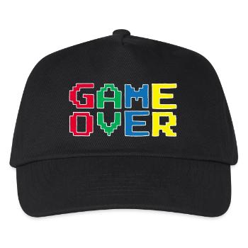 Vintage video game - Kids’ Baseball Cap - black - Front