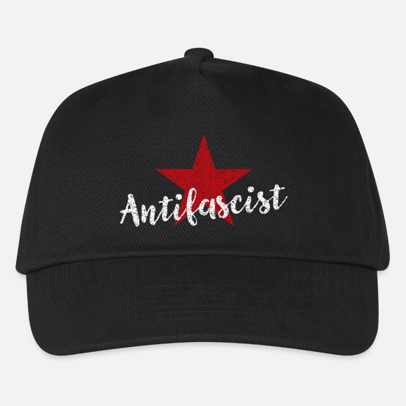Antifaschistischer Roter Stern - Kinder Basecap - Schwarz