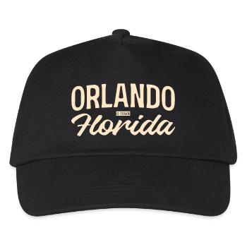 Orlando Florida Vintage Script - Kids’ Baseball Cap - black - Front