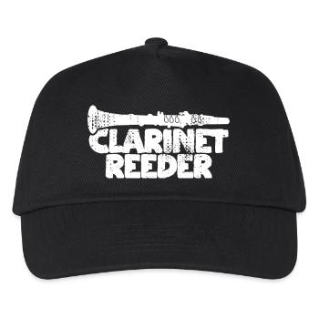 Mouthpiece clarinet - Kids’ Baseball Cap - black - Front
