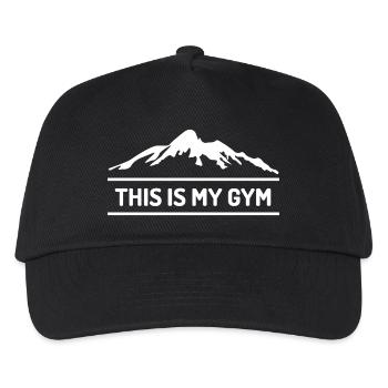 Trailrunning - Das ist mein Fitnessstudio - Kinder Basecap - Schwarz - Vorne
