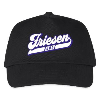 Friesen Junge | Farben änderbar - Kinder Basecap - Schwarz - Vorne
