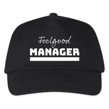 Tshirt Feelgood Manager blanc - Casquette de baseball Enfant - noir - Devant