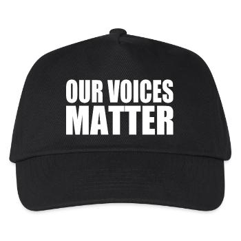 Our voices matter - Kids’ Baseball Cap - black - Front