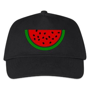 Melon pastèque - Casquette de baseball Enfant - noir - Devant