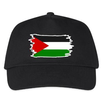 Free palestine - Kinder Basecap - Schwarz - Vorne