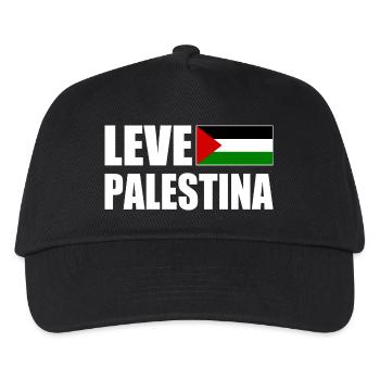 Leve palestina - Kinder Basecap - Schwarz - Vorne