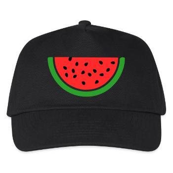 watermelon - Kids’ Baseball Cap - black - Front