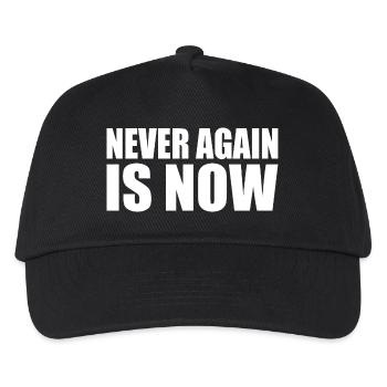Never again is now - Kids’ Baseball Cap - black - Front
