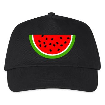watermelon - Kids’ Baseball Cap - black - Front