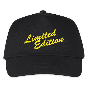 Limited Edition - Kinder Basecap - Schwarz - Vorne